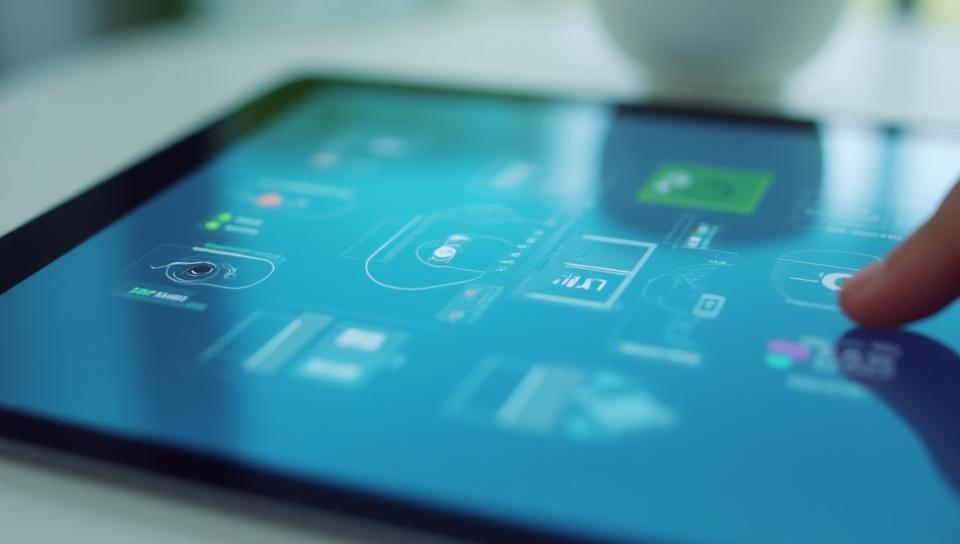 Smart home automation interface displaying connected devices and routines.